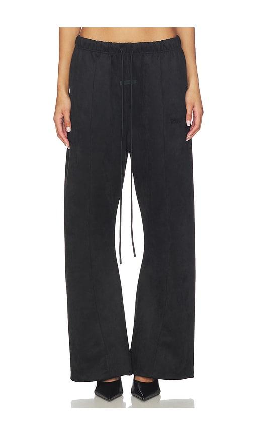 Fear of God ESSENTIALS Flare Pant in Black by FEAR OF GOD