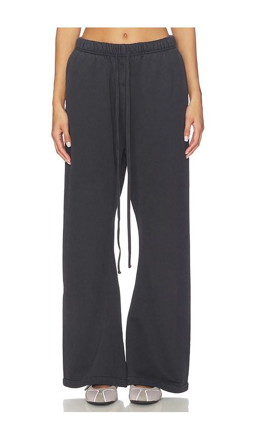 Fear of God ESSENTIALS Flare Sweatpant in Black by FEAR OF GOD