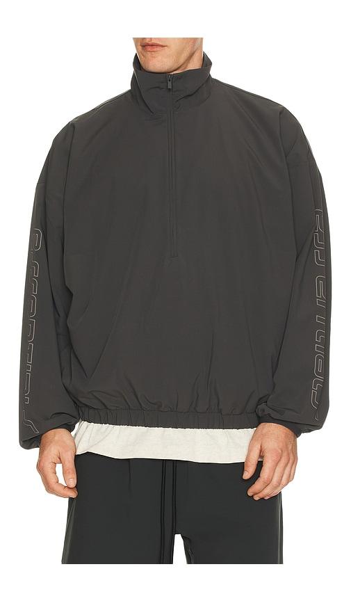 Fear of God ESSENTIALS Half Zip Track Jacket in Grey by FEAR OF GOD