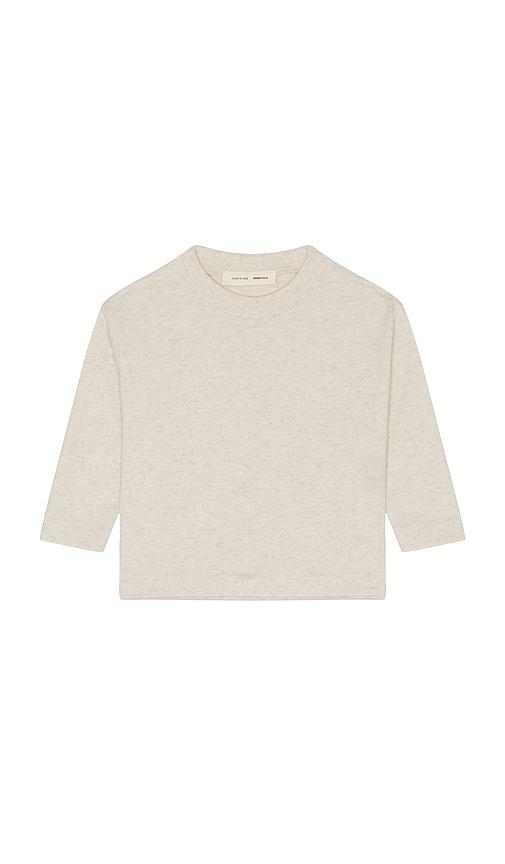Fear of God ESSENTIALS Kids Classic Long Sleeve Tee in Grey by FEAR OF GOD