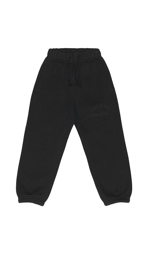 Fear of God ESSENTIALS Kids Classic Sweatpant in Black by FEAR OF GOD