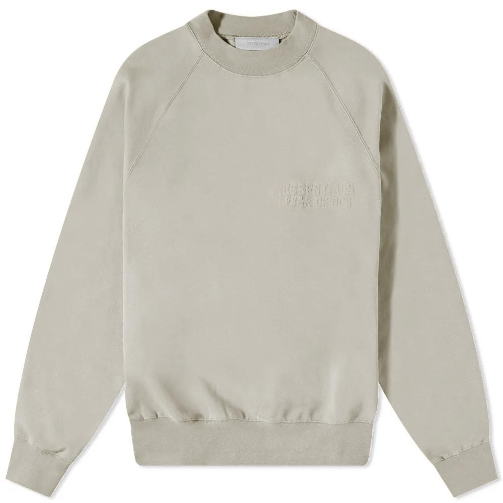 Fear of God ESSENTIALS Logo Crew Neck Sweat by FEAR OF GOD Fear of God ESSENTIALS Logo Crew Neck Sweat by FEAR OF GOD