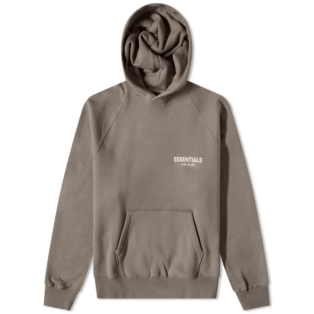 Fear of God ESSENTIALS Logo Popover Hoody by FEAR OF GOD