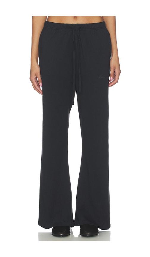 Fear of God ESSENTIALS Signature Classic Fit Flare Sweatpant in Black by FEAR OF GOD
