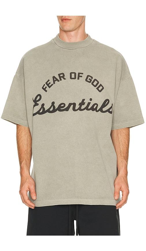 Fear of God ESSENTIALS Training 90's Short Sleeve Tee in Grey by FEAR OF GOD
