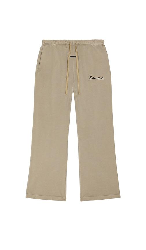 Fear of God ESSENTIALS Training Classic Fit Flare Sweatpant in Nude by FEAR OF GOD