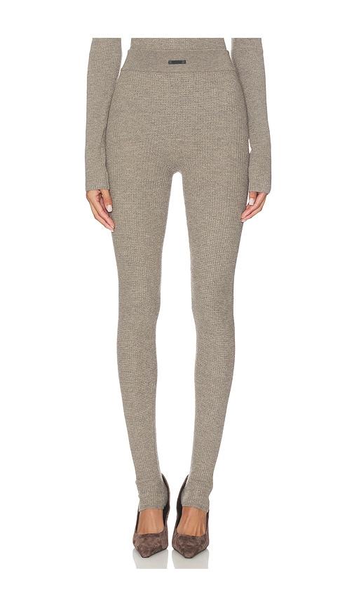 Fear of God ESSENTIALS Waffle Legging in Grey by FEAR OF GOD