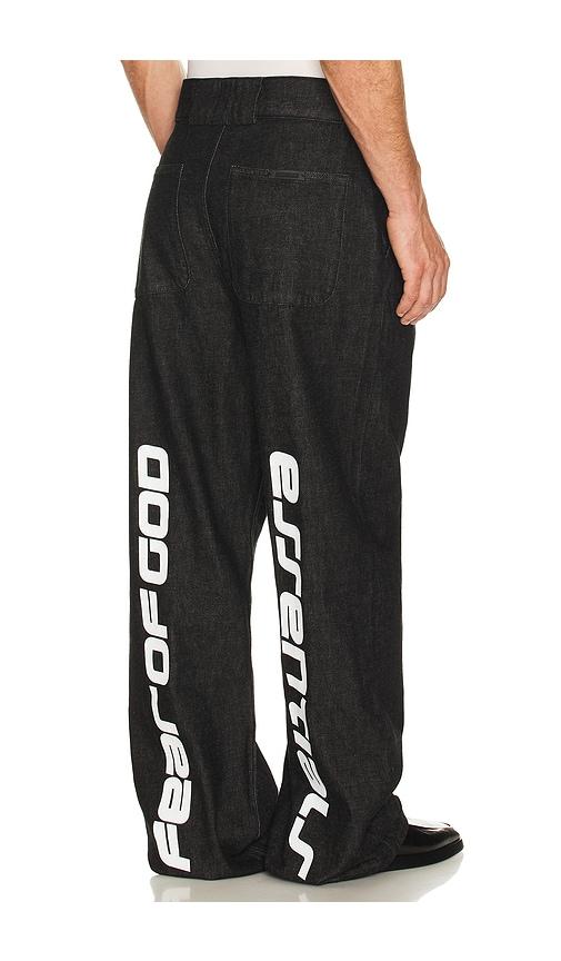 Fear of God ESSENTIALS Work Pant in Black by FEAR OF GOD