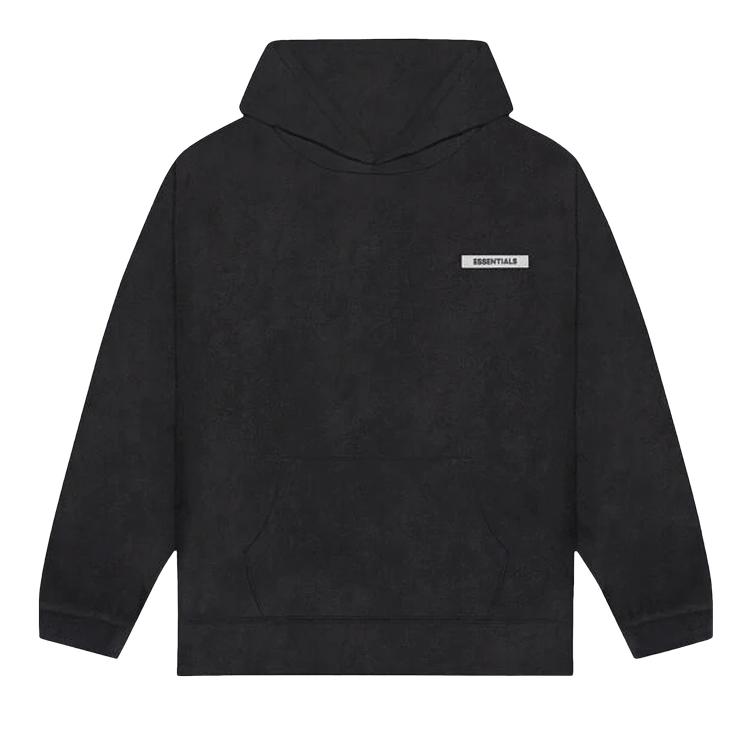 Fear of God Essentials Polar Fleece Hoodie 'Black' by FEAR OF GOD