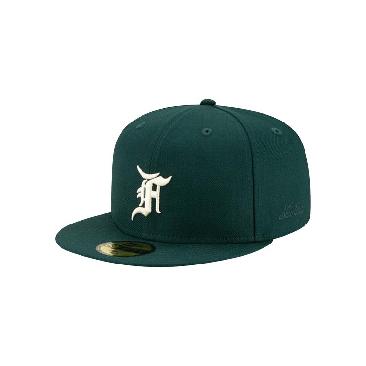 Fear of God Essentials x New Era 59Fifty Fitted 'Dark Green' by FEAR OF GOD