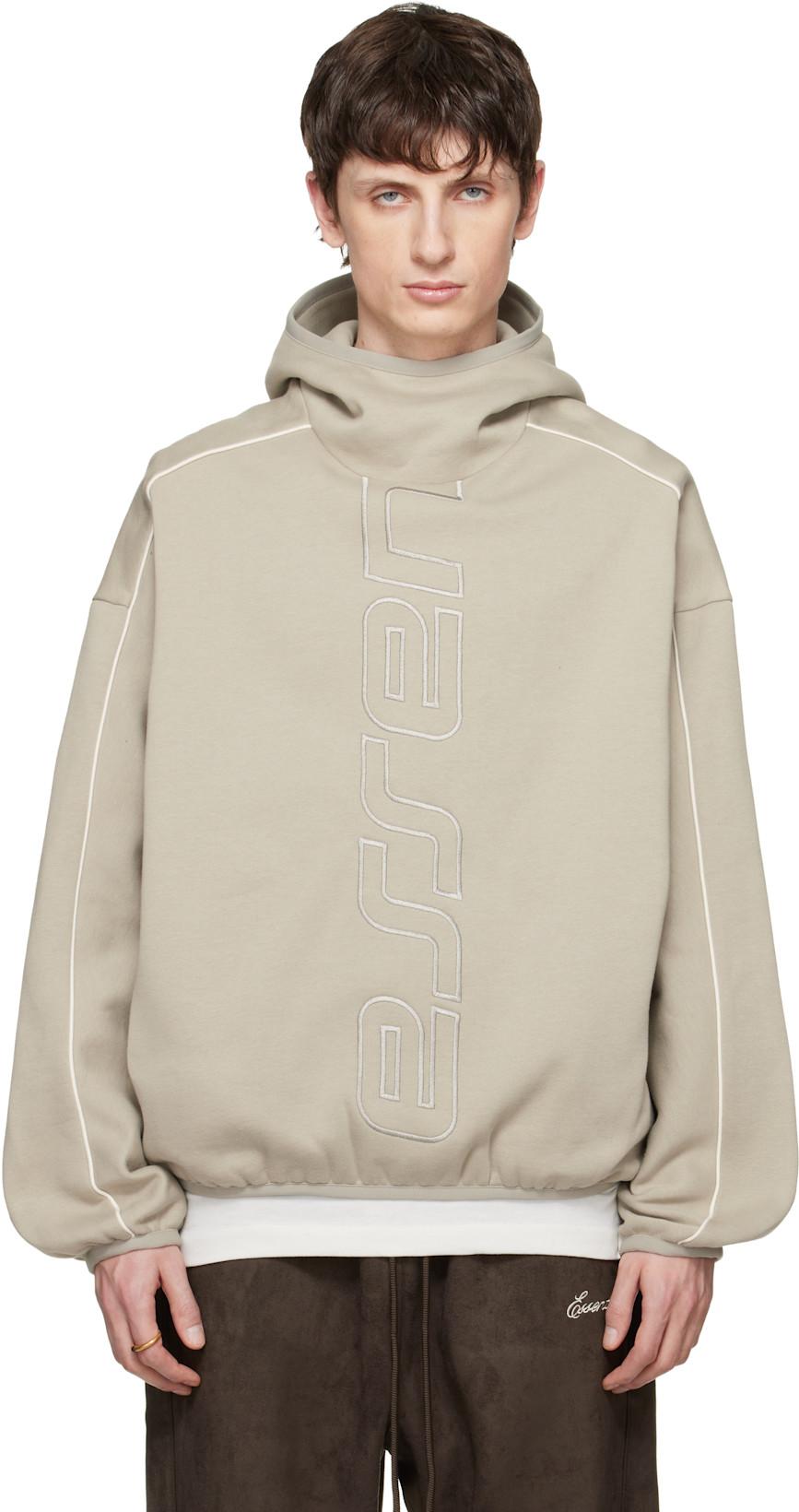 Gray Active Trace Modern Fleece Hoodie by FEAR OF GOD