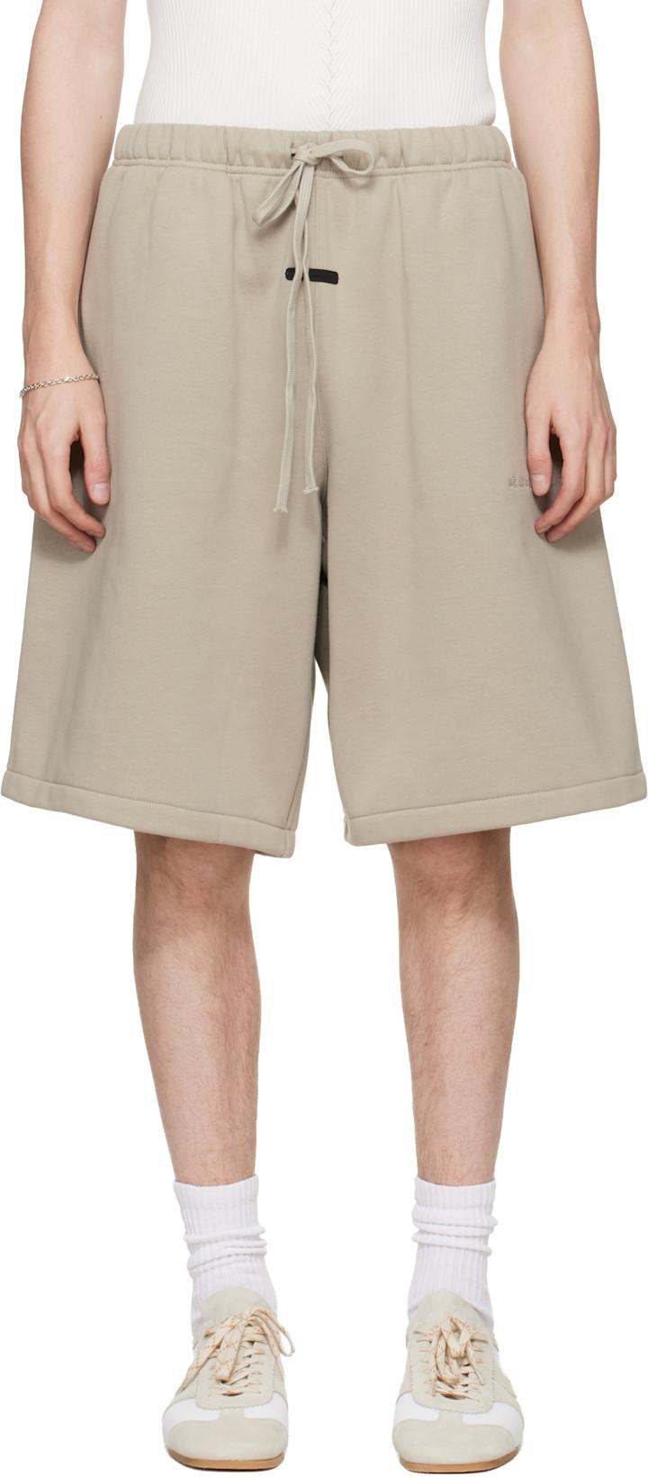 Gray Active Trace Relaxed Shorts by FEAR OF GOD