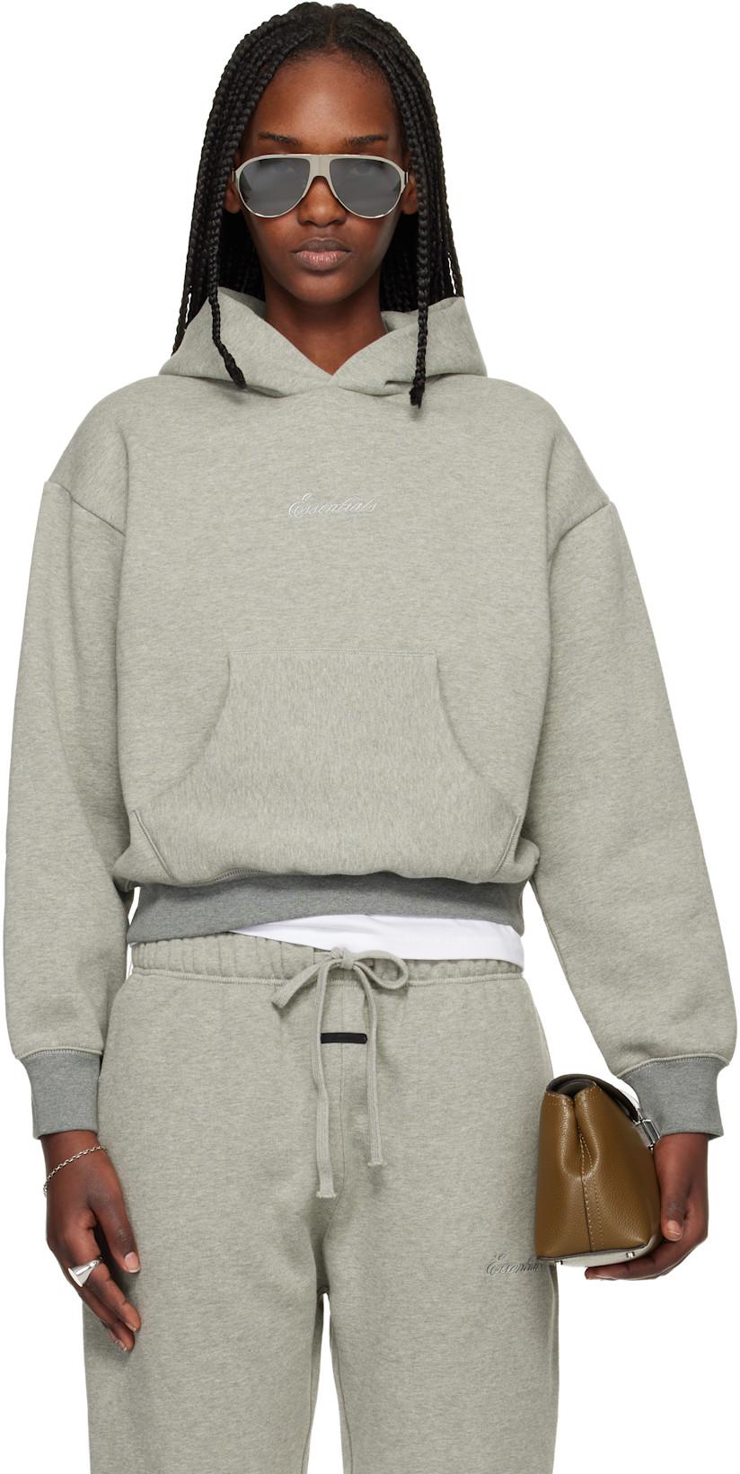 Gray Signature Classic Hoodie by FEAR OF GOD