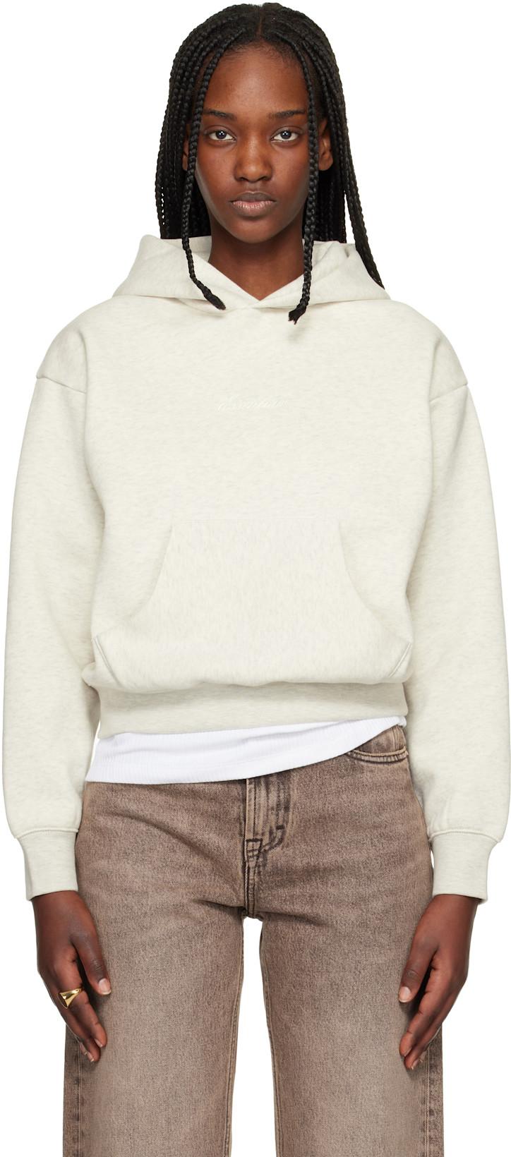 Gray Signature Classic Hoodie by FEAR OF GOD