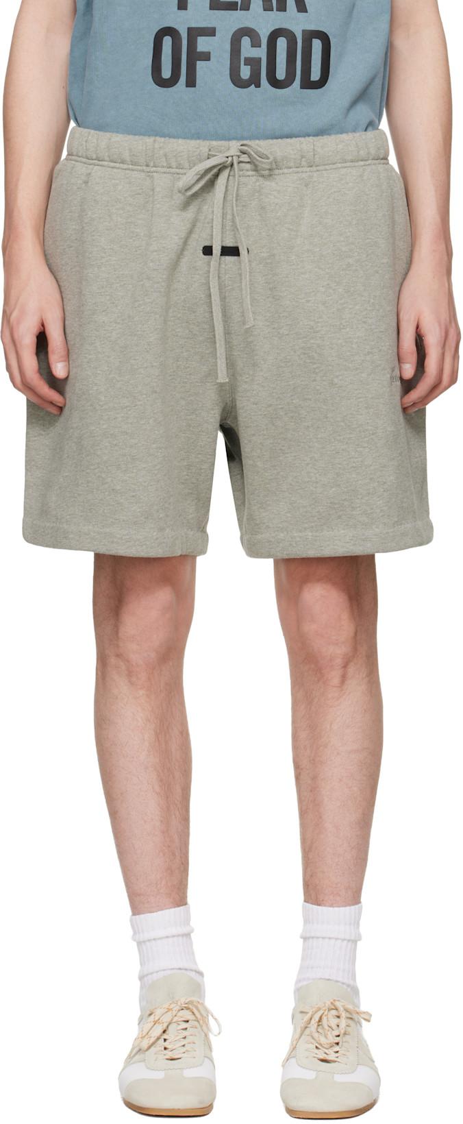 Gray Signature Classic Shorts by FEAR OF GOD