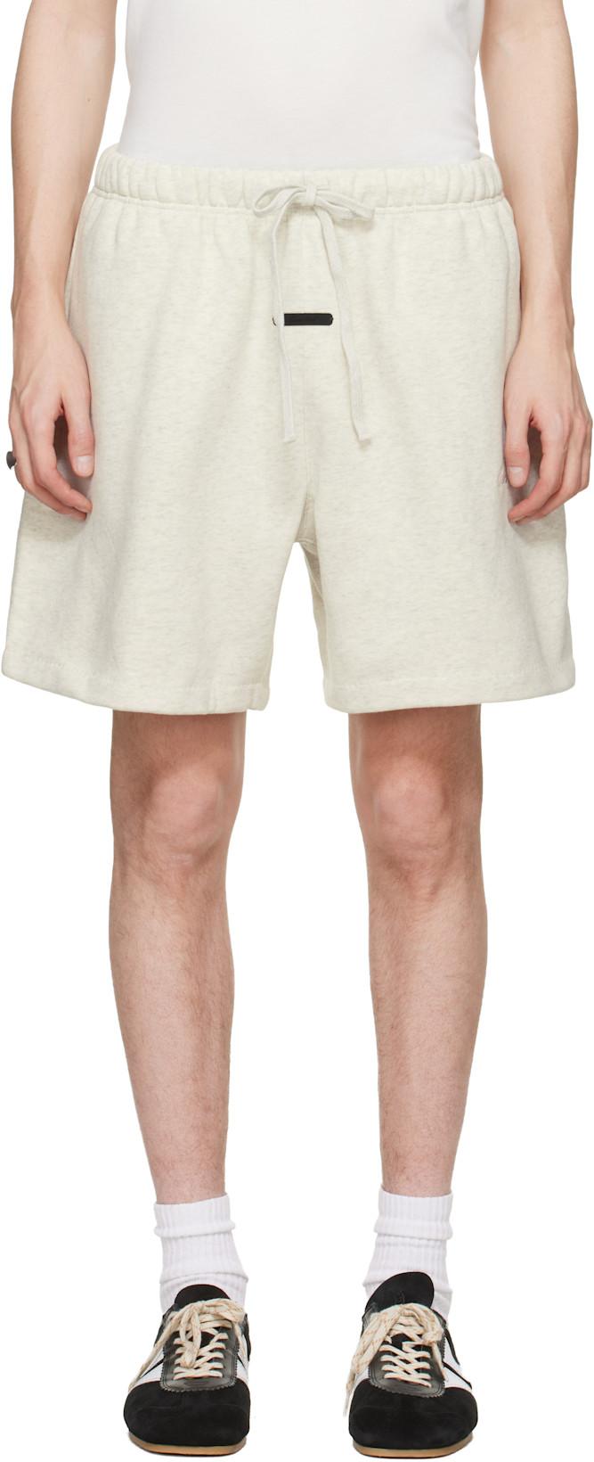 Gray Signature Classic Shorts by FEAR OF GOD