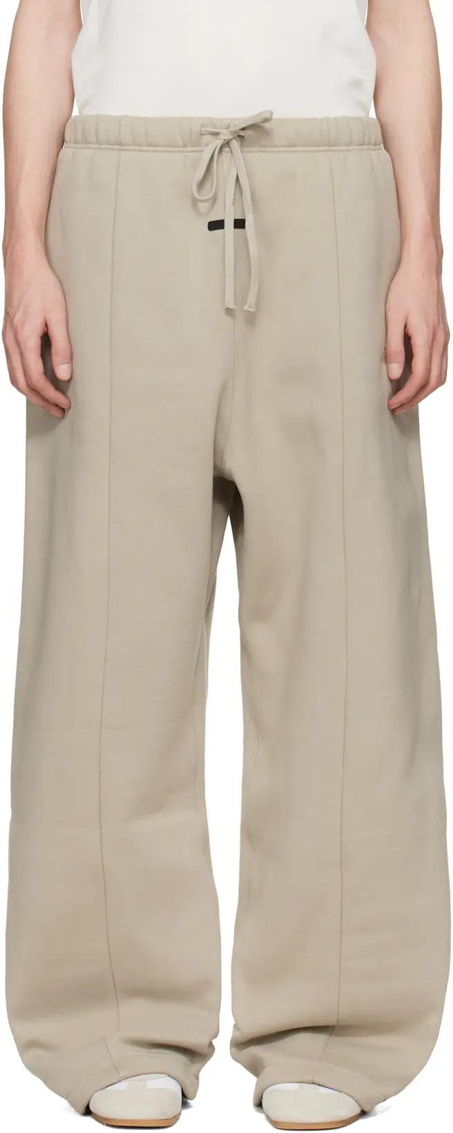 Gray Signature Lounge Sweatpants by FEAR OF GOD