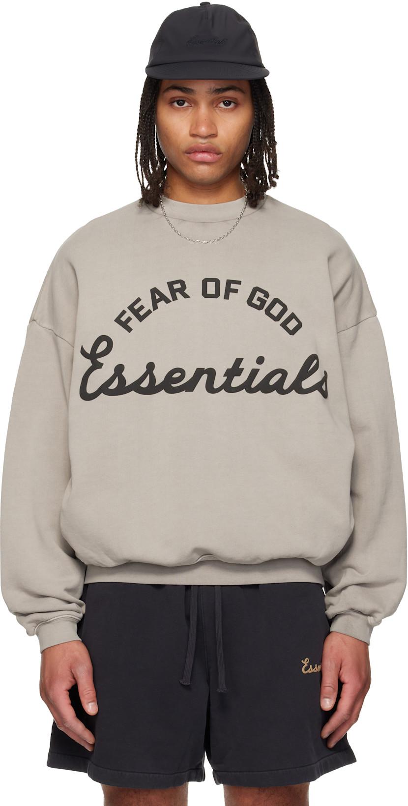 Gray Training 90s Crewneck Sweatshirt by FEAR OF GOD