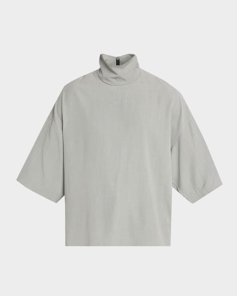 Men's High-Neck Short-Sleeve Shirt by FEAR OF GOD