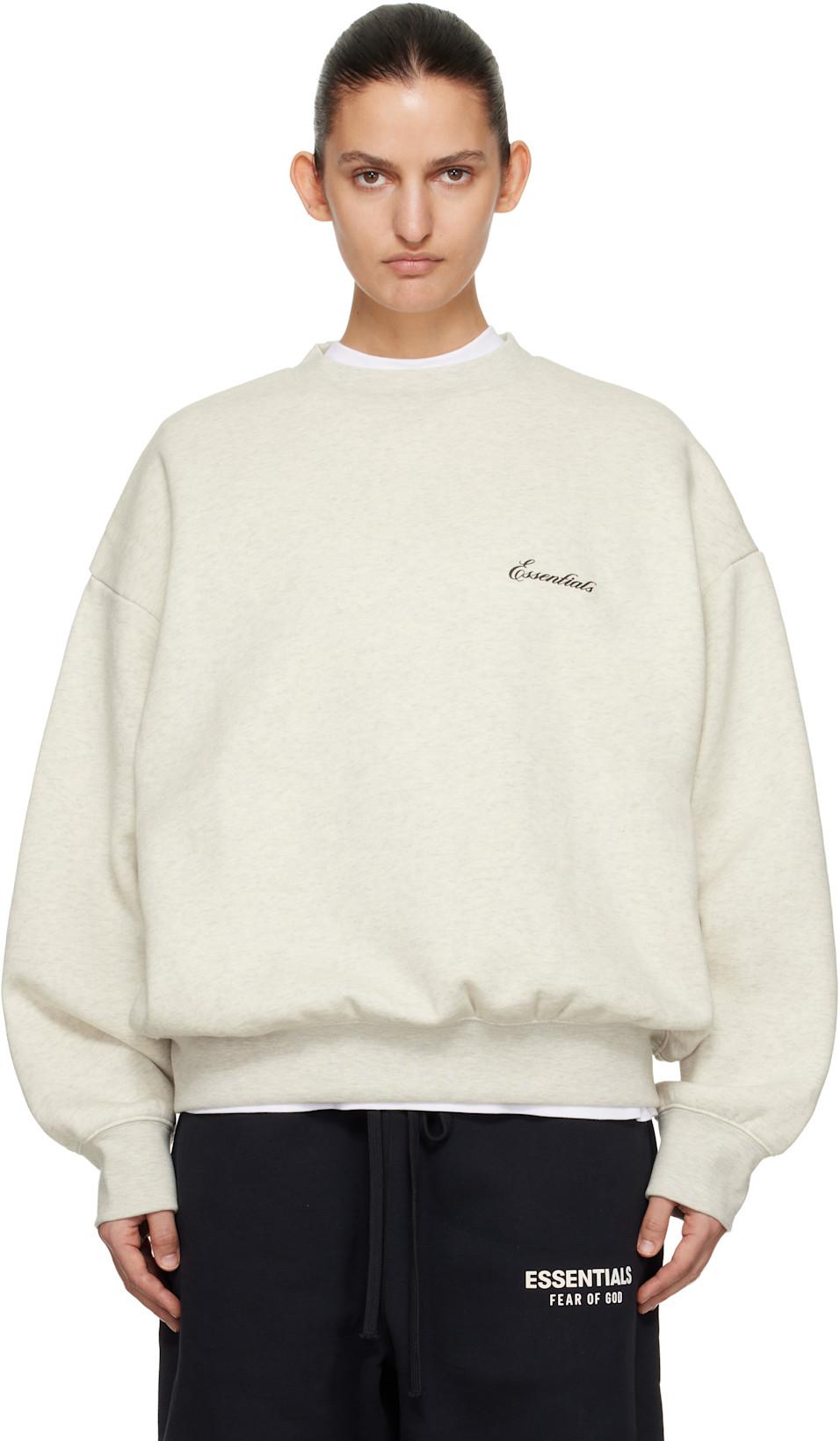 Off-White Classic Crewneck Sweatshirt by FEAR OF GOD