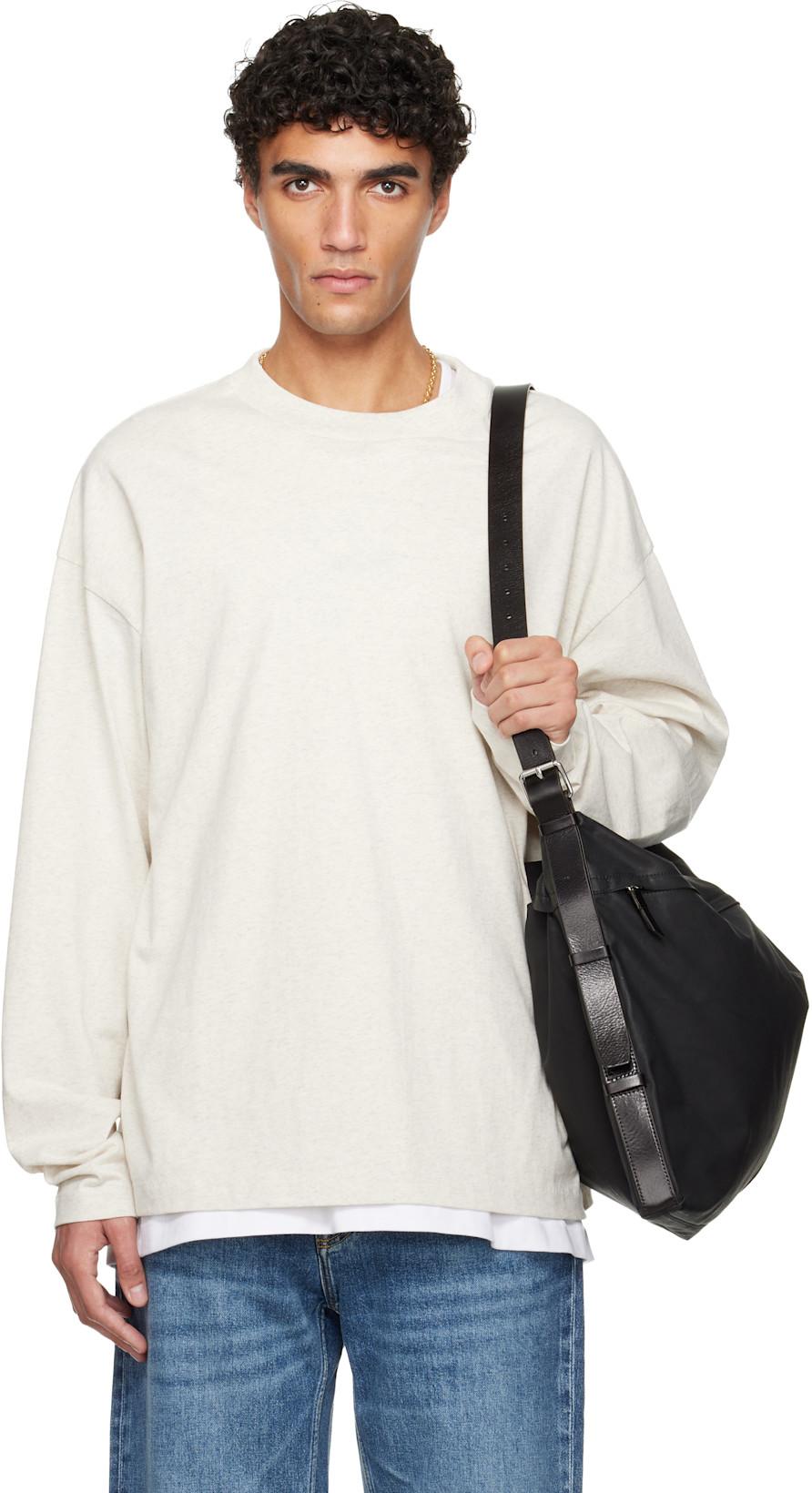 Off-White Holiday Embroidered Classic Long Sleeve T-shirt by FEAR OF GOD
