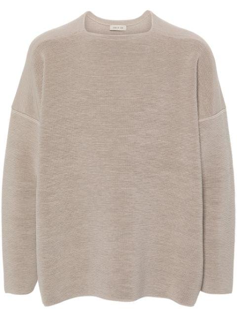 Ottoman wool ribbed sweater by FEAR OF GOD