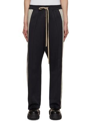 Pintuck And Striped Straight Leg Sweatpants by FEAR OF GOD