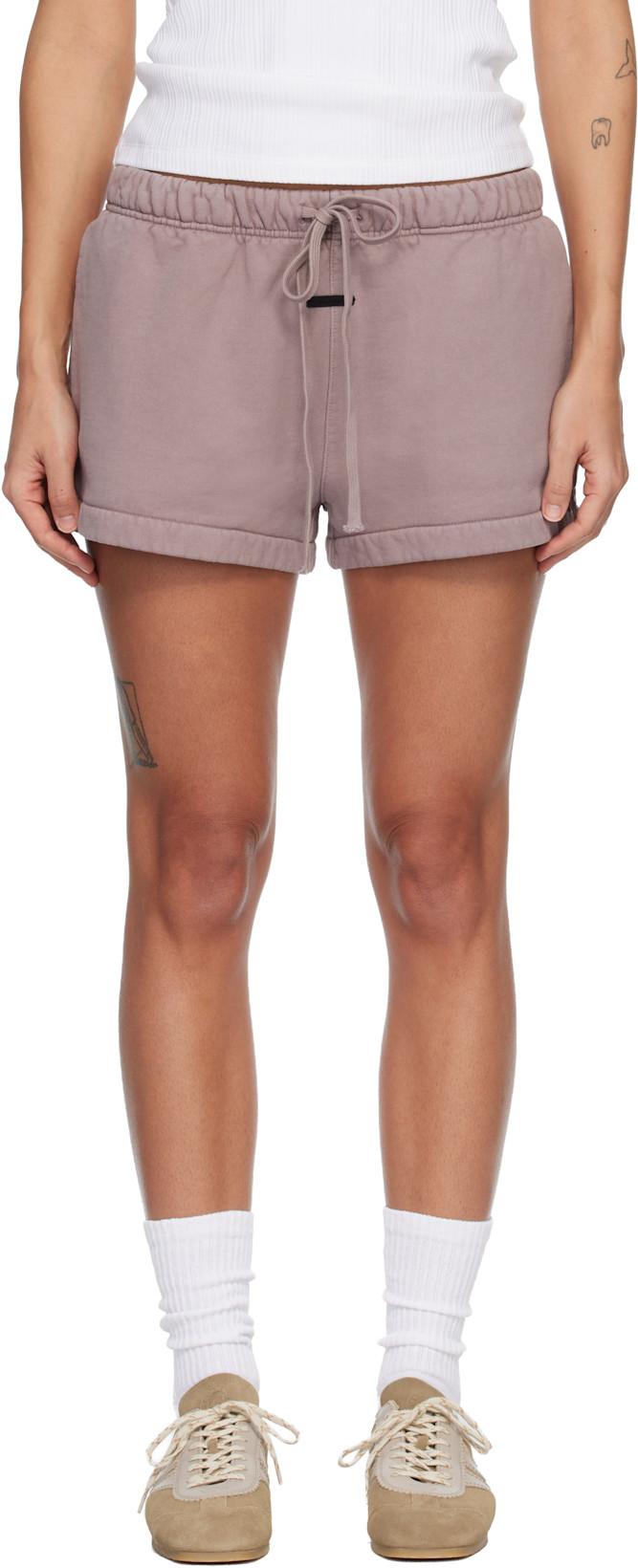 Purple Signature Running Shorts by FEAR OF GOD