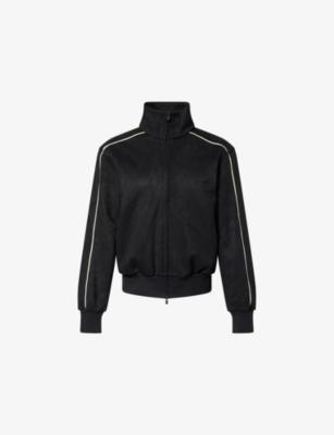Signature Vintage Faux-Suede Track Jacket by FEAR OF GOD