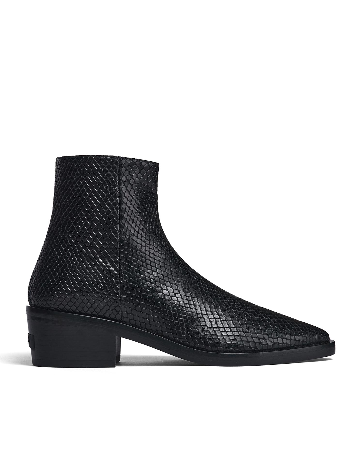 Snakeskin Santa Fe boots by FEAR OF GOD