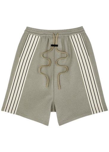 Striped wool shorts by FEAR OF GOD