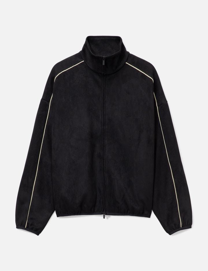 Suede Fleece Signature Modern Track Jacket by FEAR OF GOD