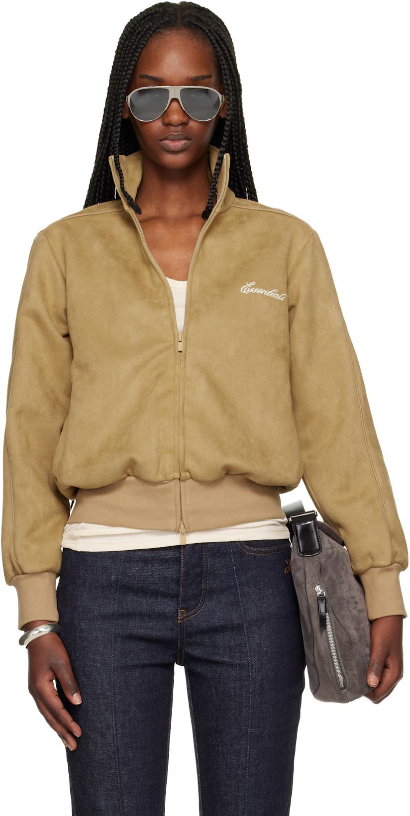 Tan Signature Vintage Fit Track Jacket by FEAR OF GOD