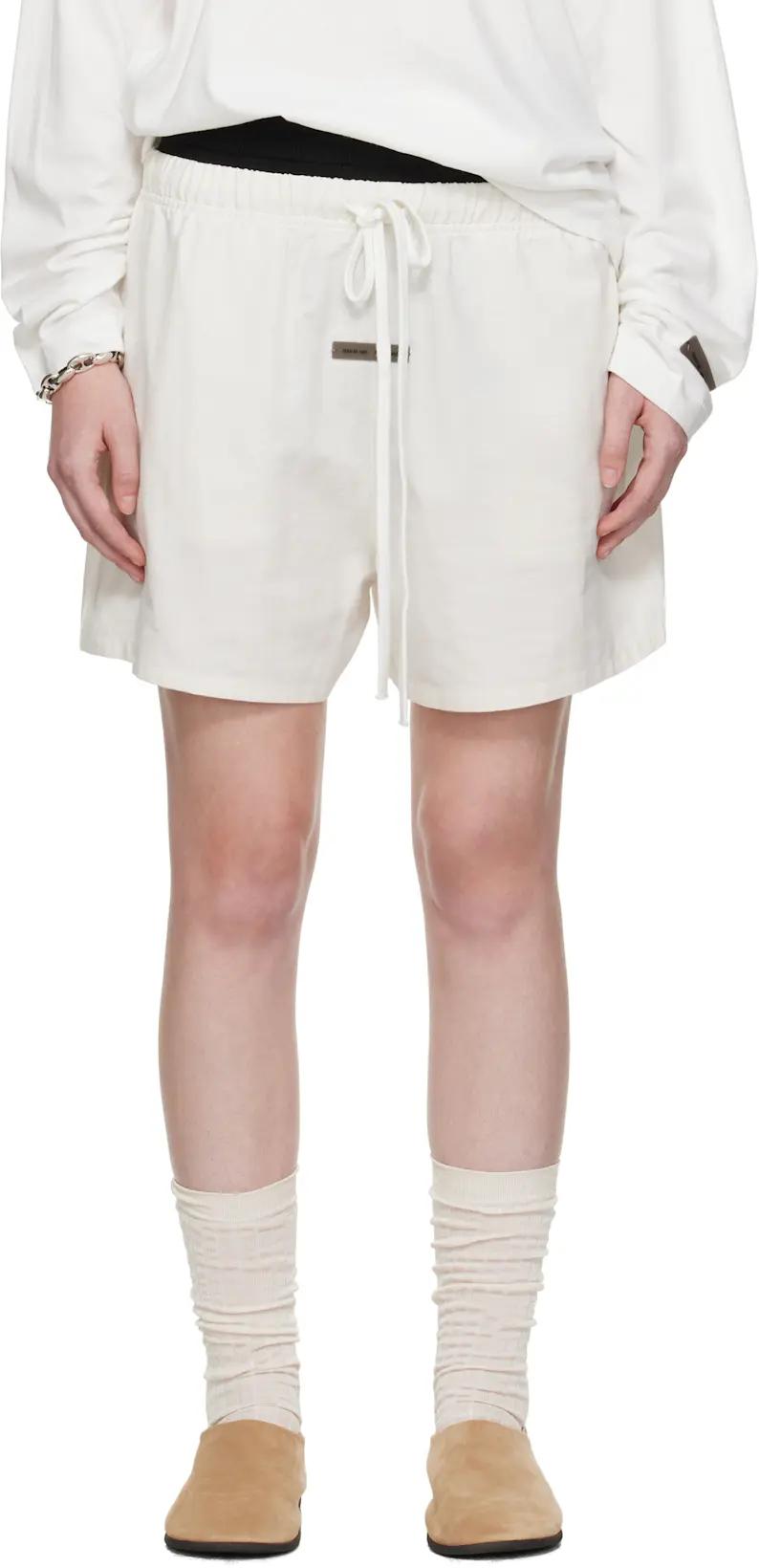 White Soccer Shorts by FEAR OF GOD