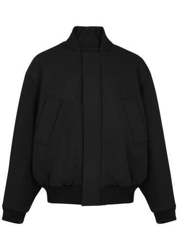 Wool-blend bomber jacket by FEAR OF GOD