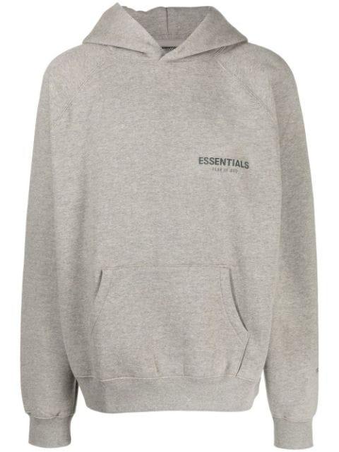 chest logo-print detail hoodie by FEAR OF GOD