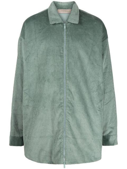 corduroy zip-up shirt jacket by FEAR OF GOD