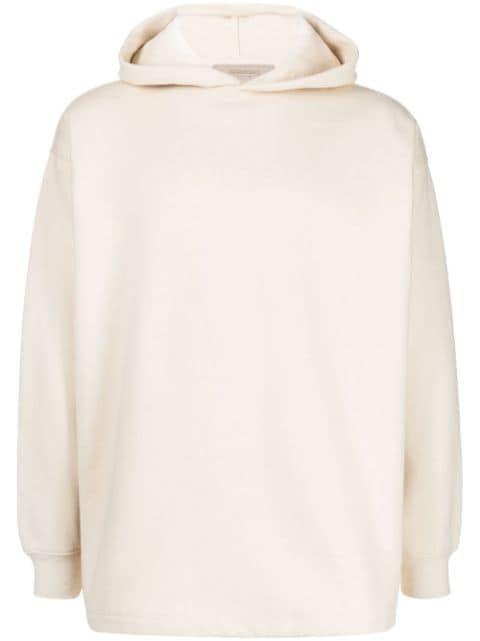debossed-logo cotton hoodie by FEAR OF GOD