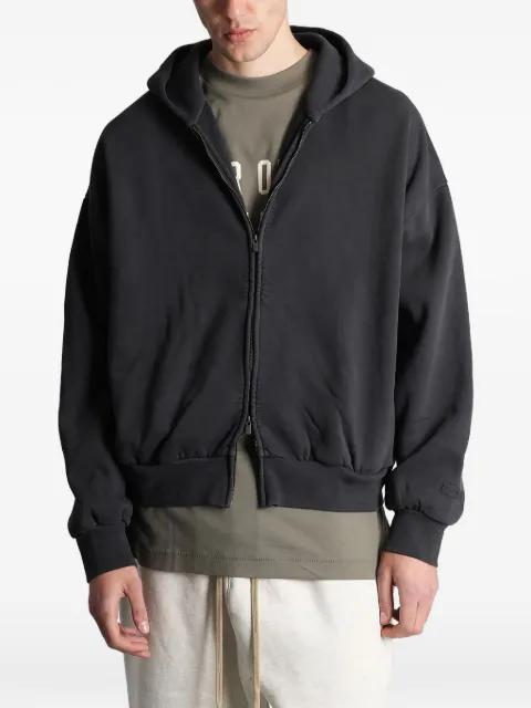 double-zip long-sleeve hoodie by FEAR OF GOD