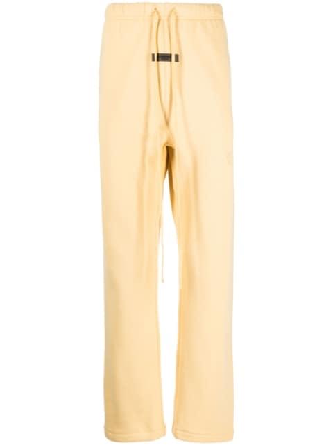 drawstring cotton track pants by FEAR OF GOD