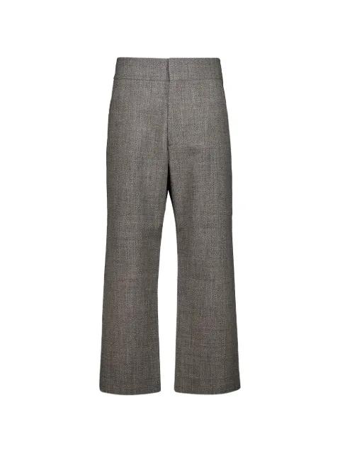 flat-front wool trousers by FEAR OF GOD