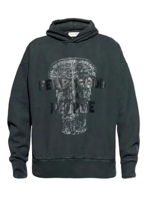 graphic-print hoodie by FEAR OF GOD
