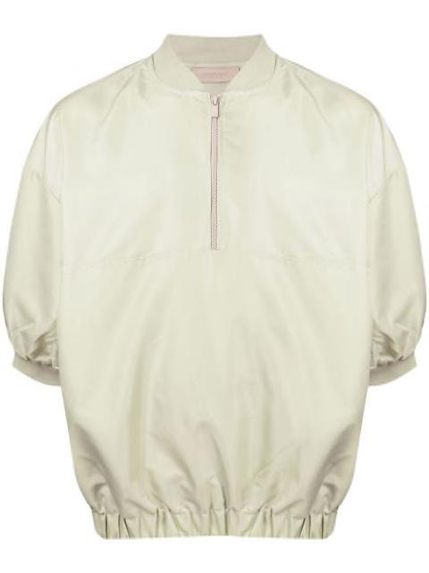 half-zip band-collar sweatshirt by FEAR OF GOD