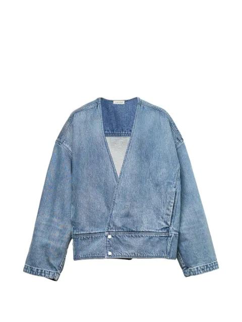 lapelless denim jacket by FEAR OF GOD