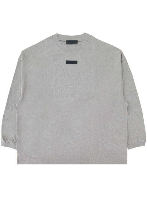 logo-appliqué cotton T-shirt by FEAR OF GOD