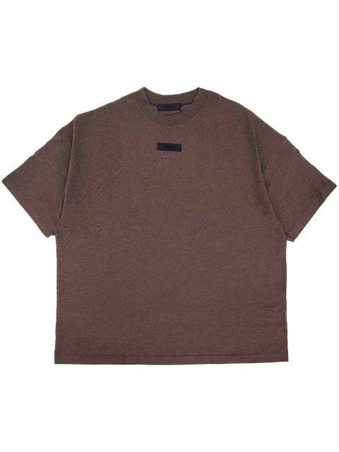 logo-appliqué cotton T-shirt by FEAR OF GOD