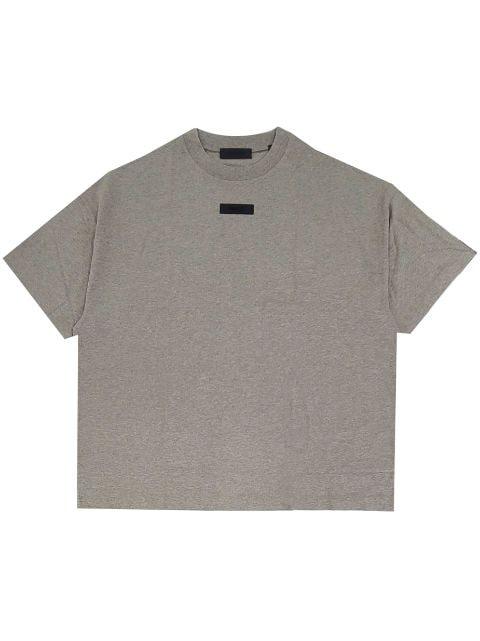 logo-appliqué cotton T-shirt by FEAR OF GOD