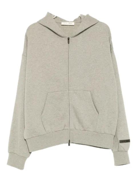 logo appliqué hoodie by FEAR OF GOD