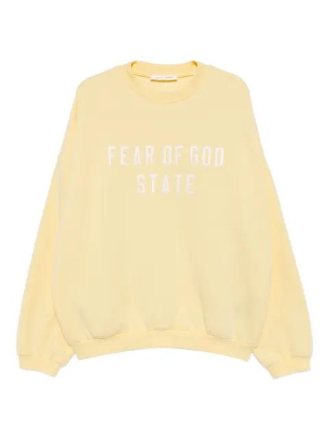 logo appliqué sweater by FEAR OF GOD