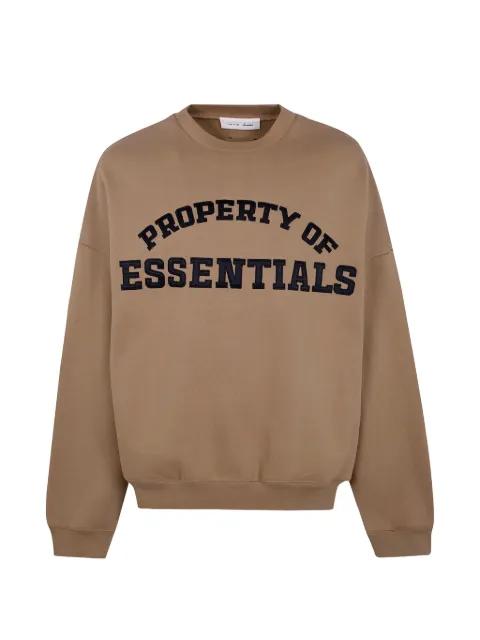 logo-embroidery sweatshirt by FEAR OF GOD